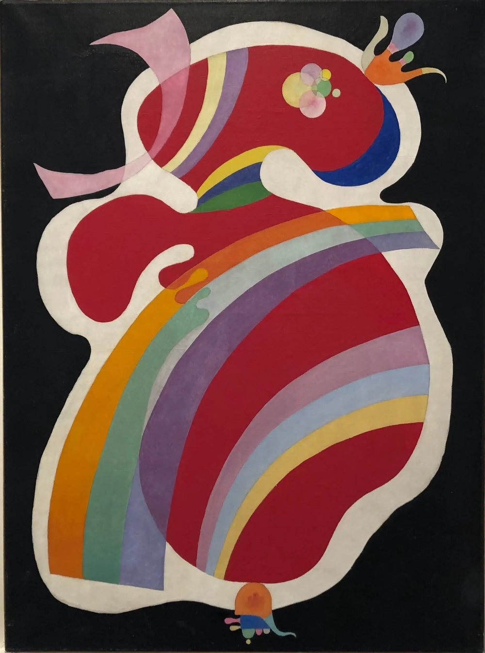 La Forme Rouge - Vassily Kandinsky image 1 copie peinte à la main à l’huile