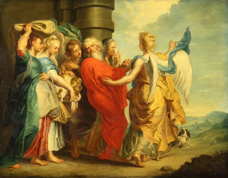 The Flight of Lot and His Daughters - Peter Paul Rubens