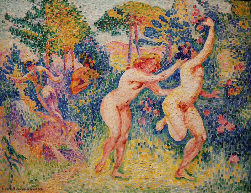 The Nymphs' Flight - Henri-Edmond Cross