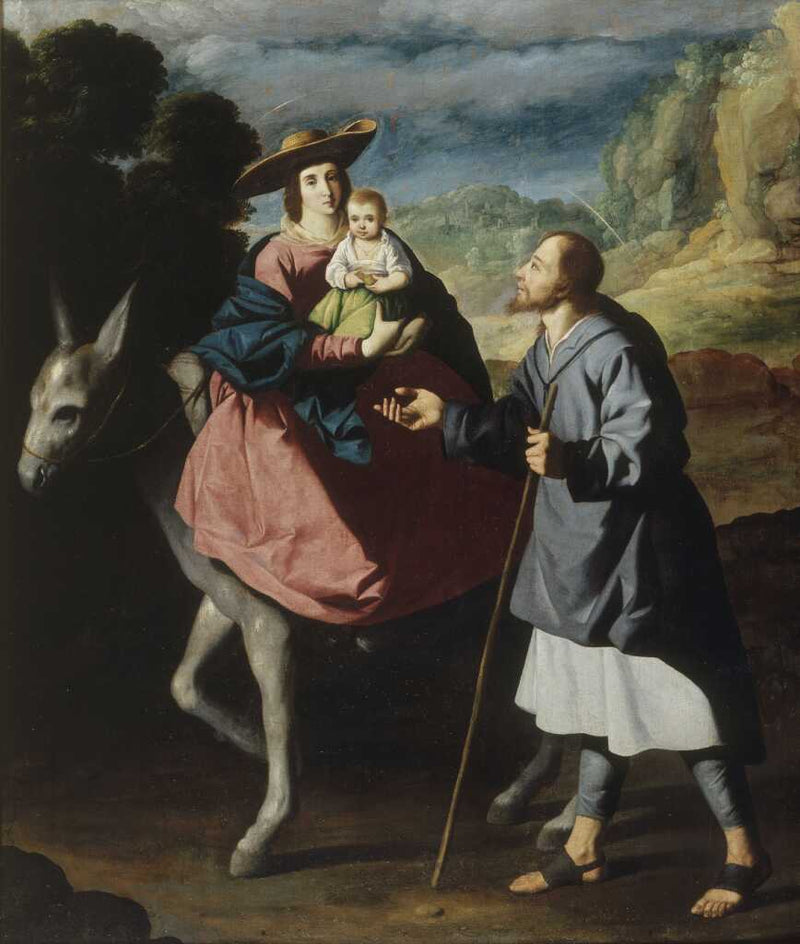 The Flight into Egypt - Francisco de Zurbarán