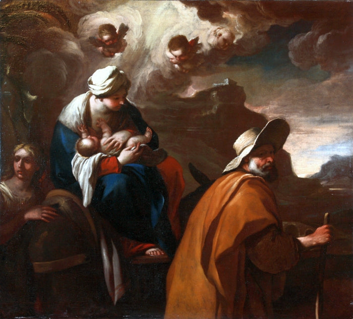 La fuite en Égypte - Johann Liss image 1 copie de tableau peinte à la main