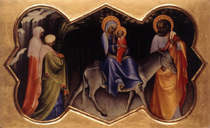 The Flight into Egypt - Lorenzo Monaco