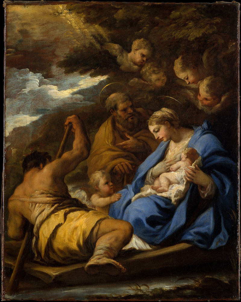 The Flight into Egypt - Luca Giordano