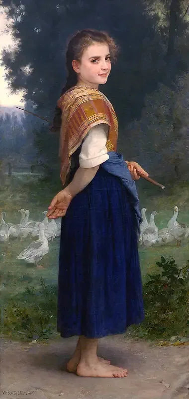 The Goose Girl - Bouguereau