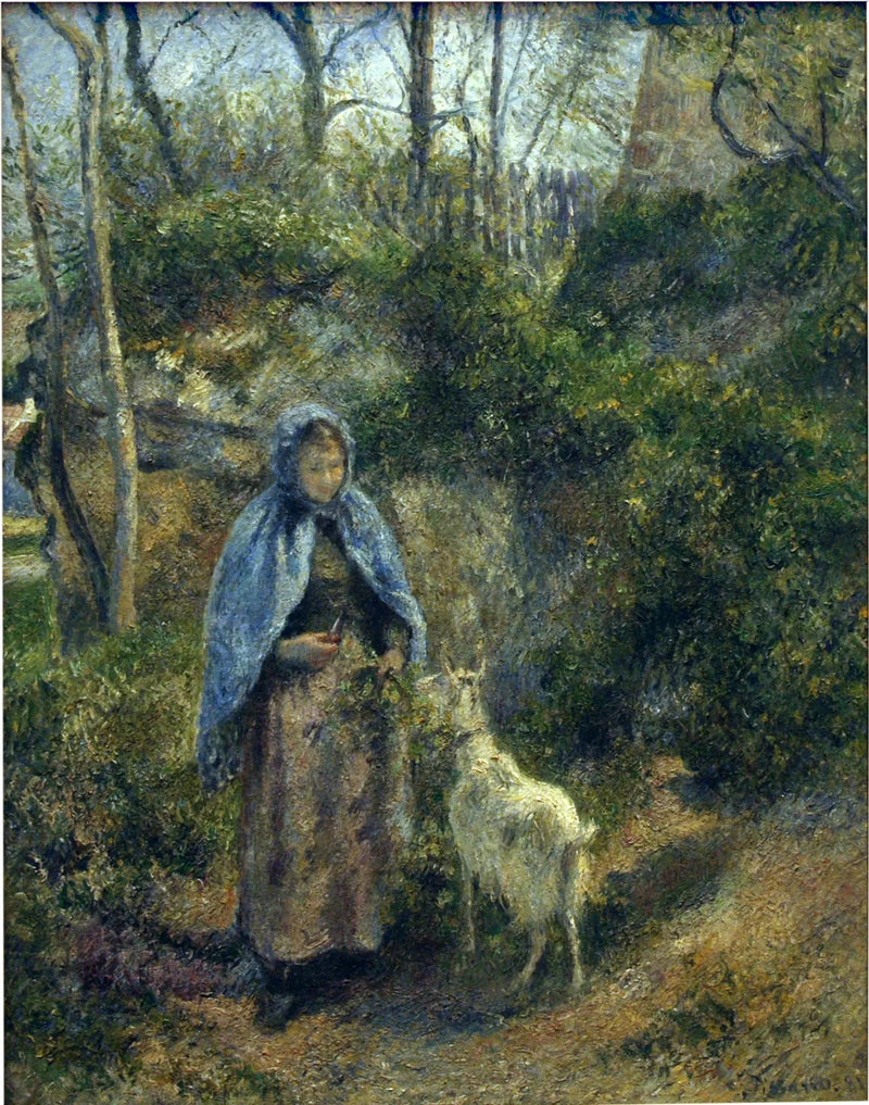 The Goat Herd - Camille Pissarro
