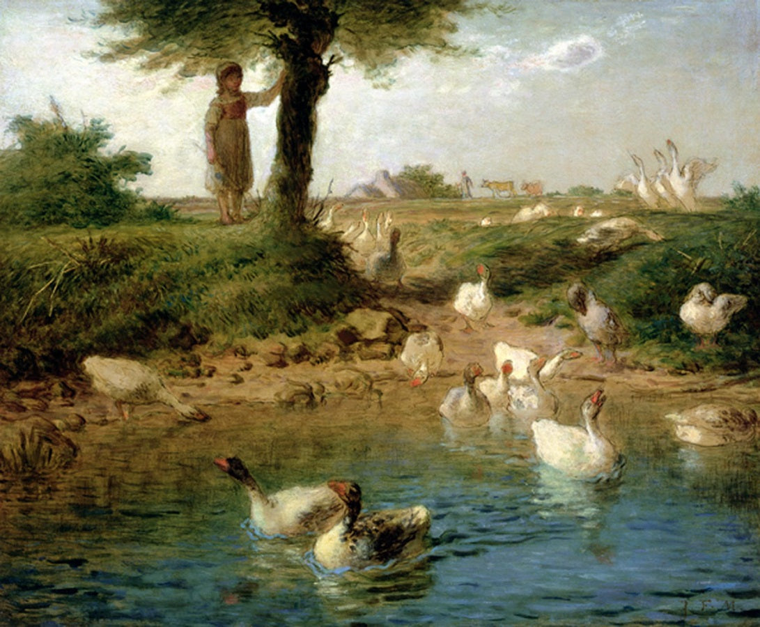 The Goose Girl - Jean-François Millet