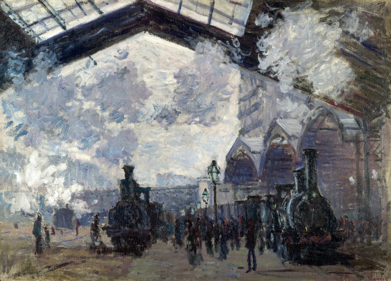 The Saint-Lazare Station - Claude Monet