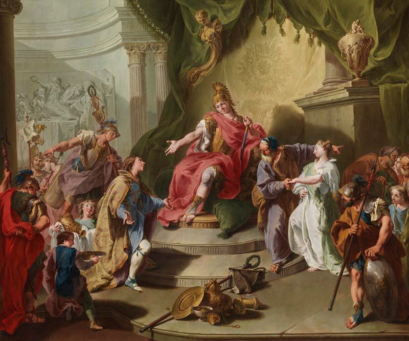 The Generosity of Scipio - Giovanni Battista Pittoni