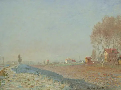 The Ice on the Plains of Colombes - Claude Monet