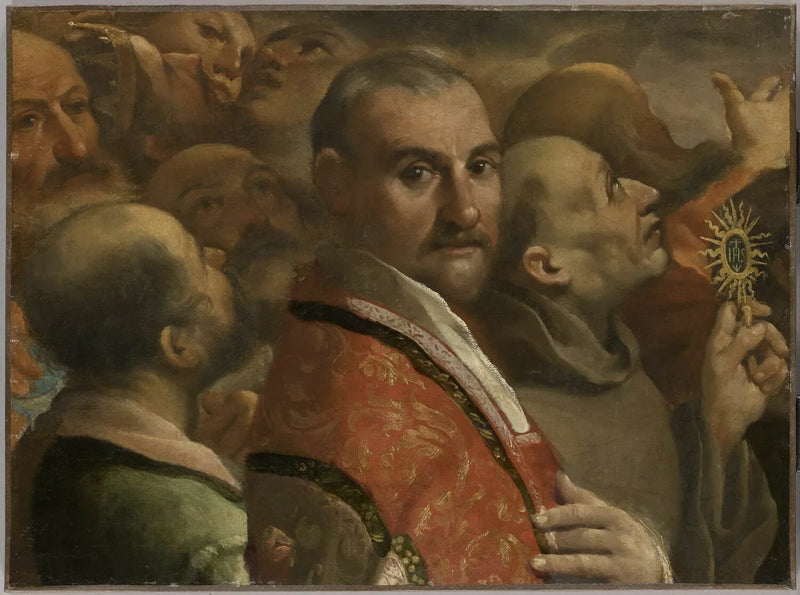 The Glory of All Saints. Fragment - Guercino
