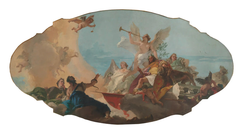 The Glorification of the Barbaro Family - Giovanni Battista Tiepolo