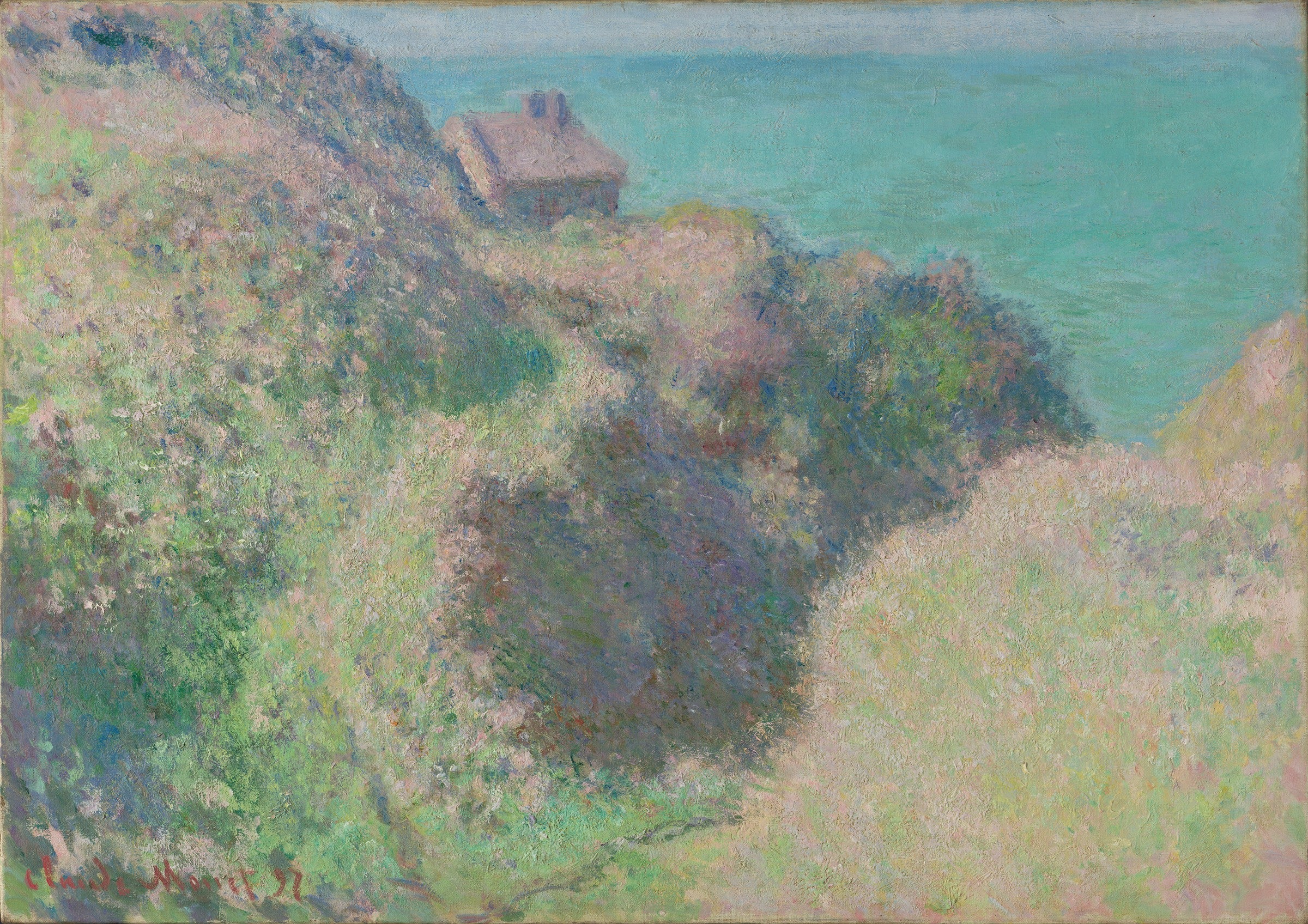 Reproduction du tableau « La Gorge de Varengeville, fin d'après-midi - Claude Monet » par Alpha Reproduction en peinture à l’huile