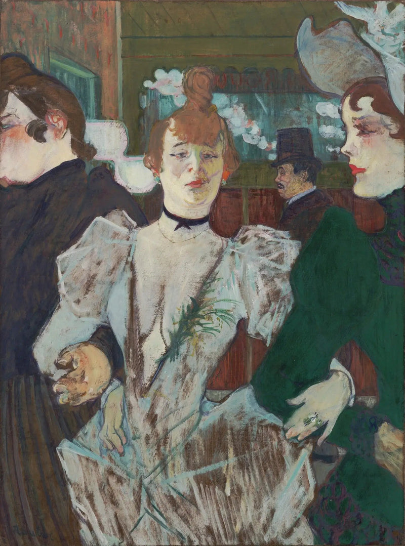 La Goulue entering the Moulin-Rouge - Henri de Toulouse-Lautrec