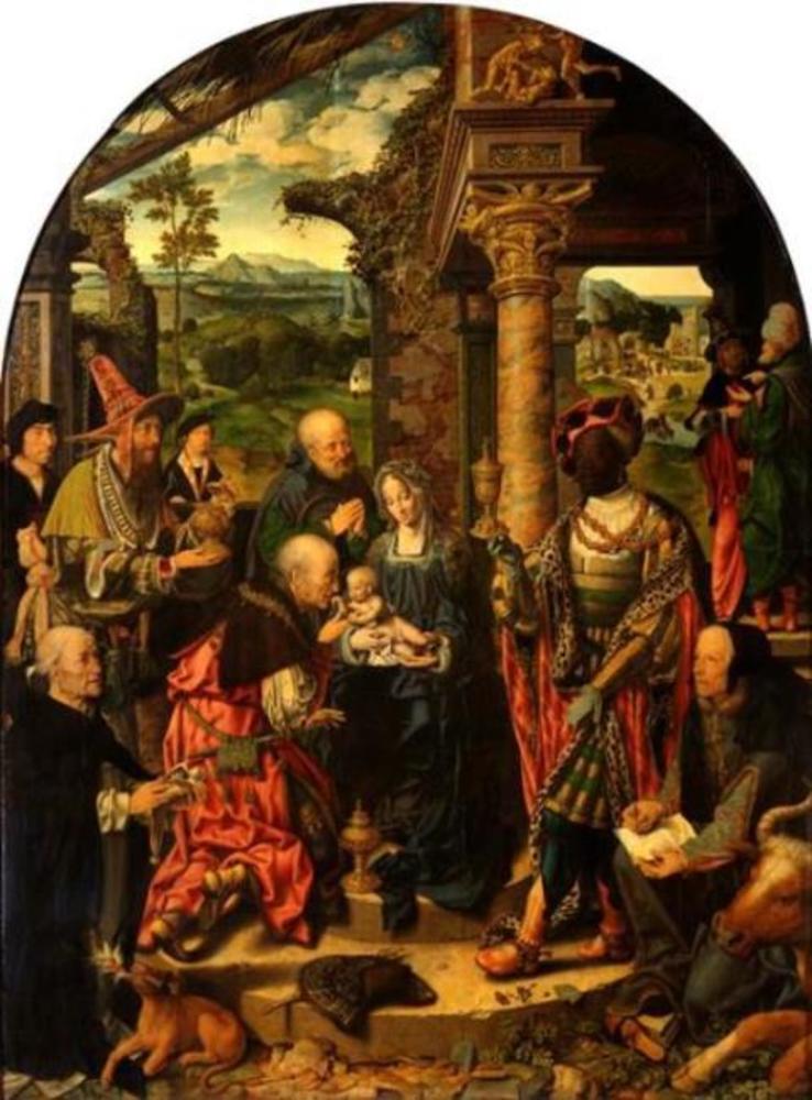 The Great Adoration of the Kings - Joos van Cleve