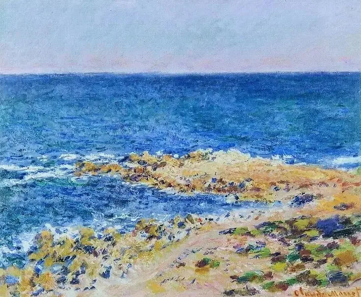 The Great Blue at Antibes - Claude Monet