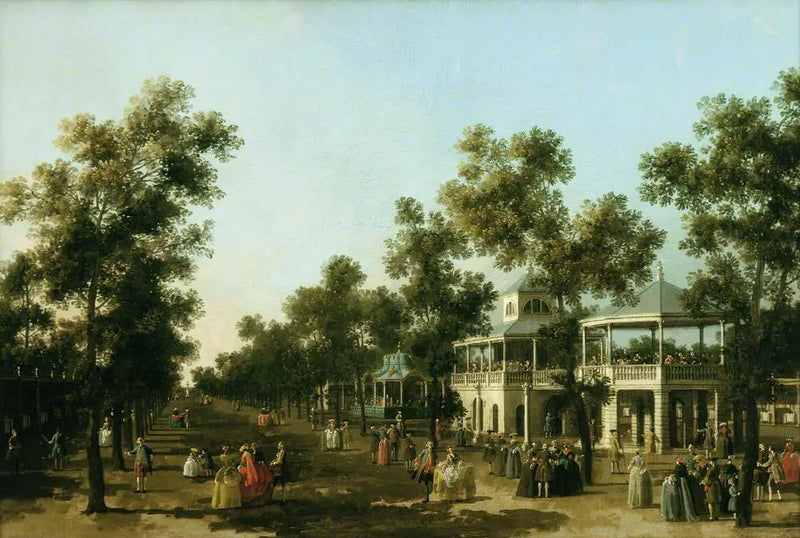 The Grand Promenade, Vauxhall Gardens, London - Canaletto