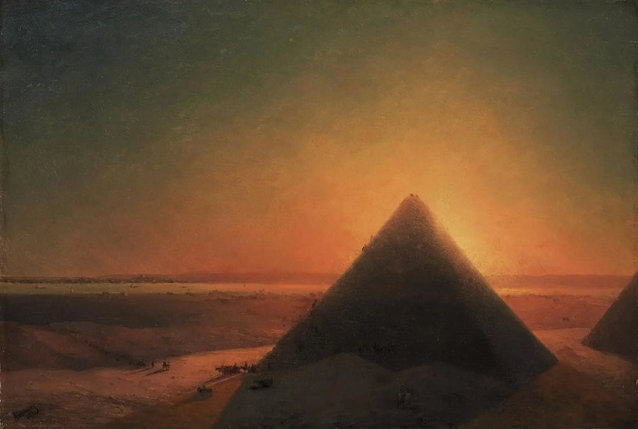 The Great Pyramid of Giza - Ivan Aïvazovski