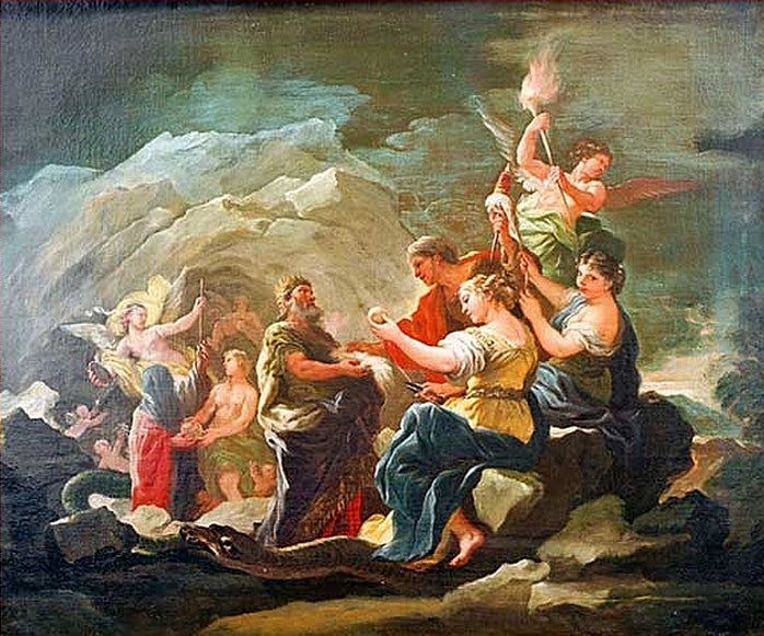 The Grotto of Eternity - Luca Giordano