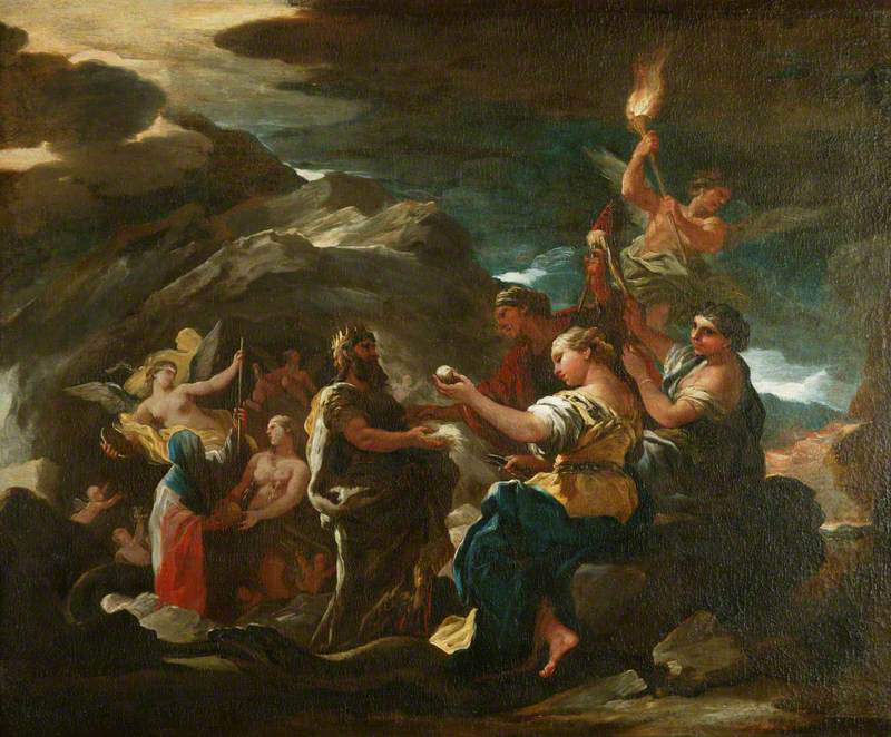 The Grotto of Eternity - Luca Giordano