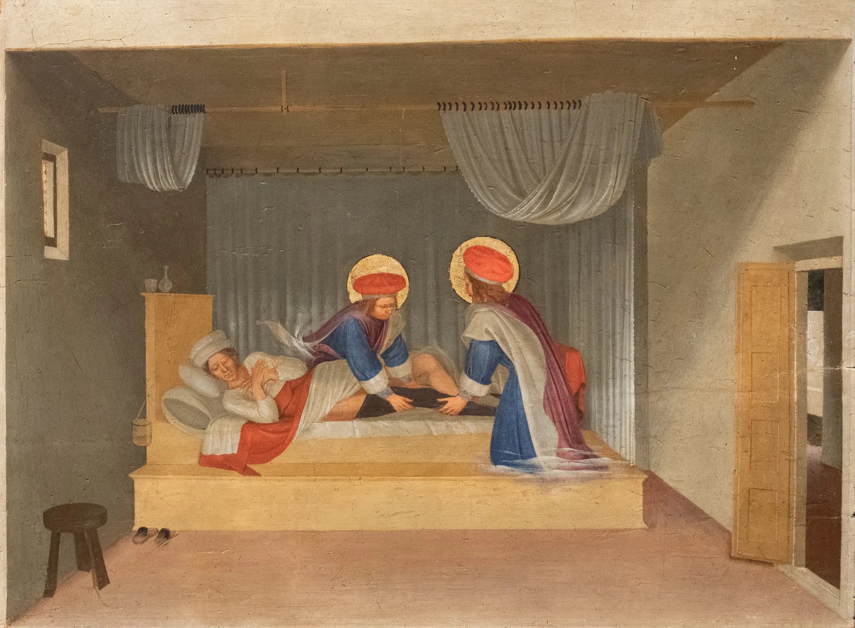 La guérison de Justinien par saint Côme et saint Damien - Fra Angelico - Alpha Reproduction