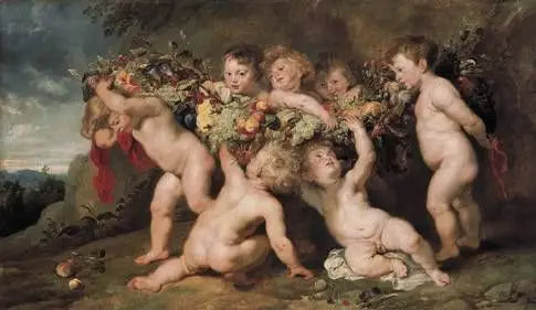 The Fruit Garland - Peter Paul Rubens