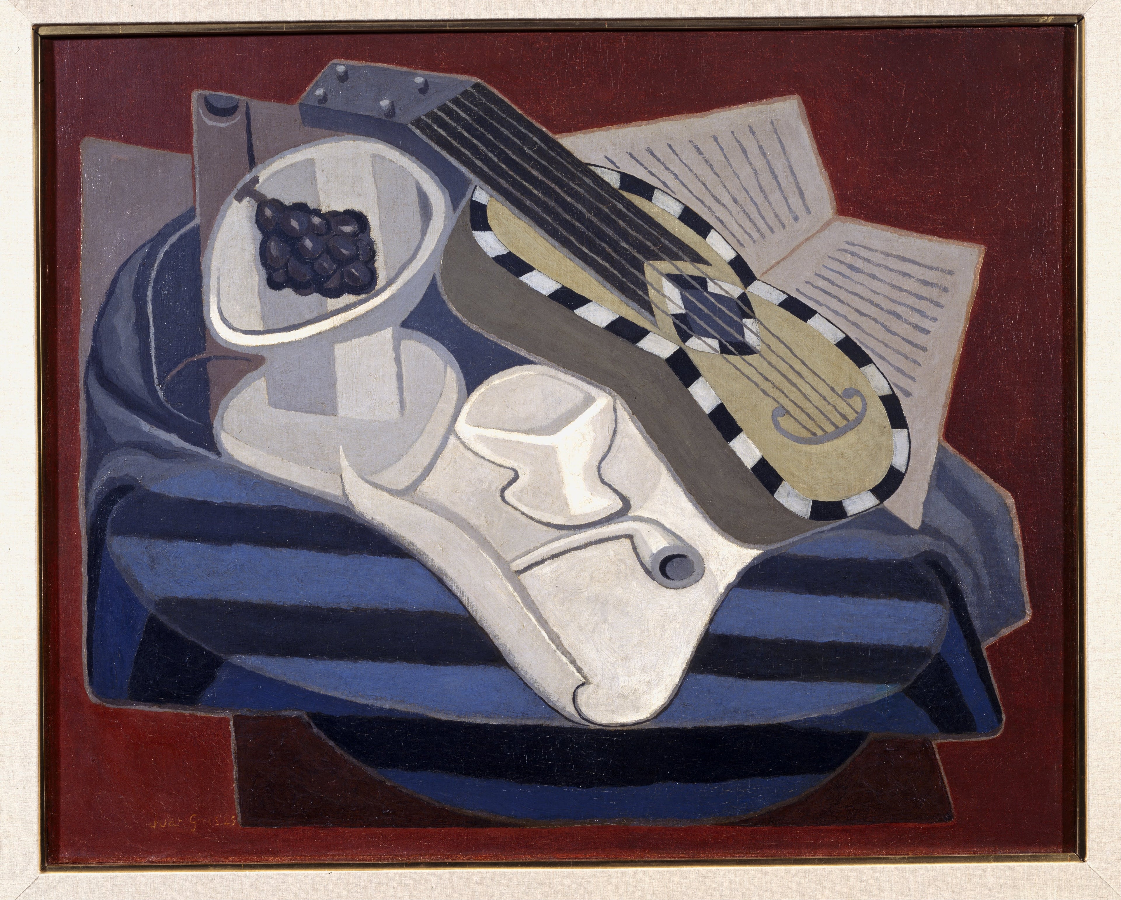 The Guitar with Inlays - Juan Gris