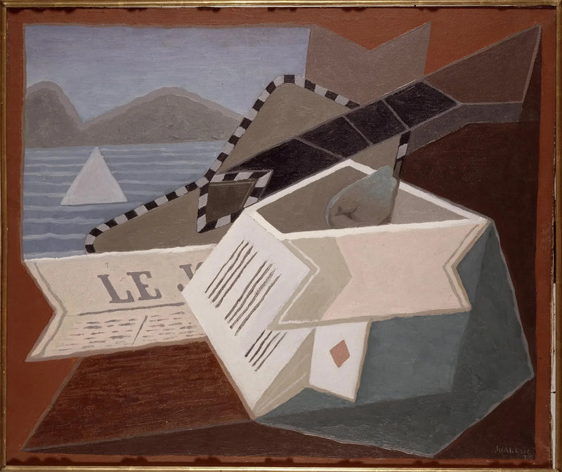 The guitar devant la mer - Juan Gris