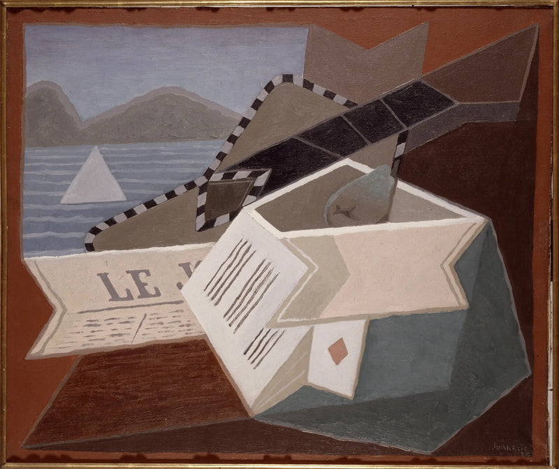 The guitar devant la mer - Juan Gris