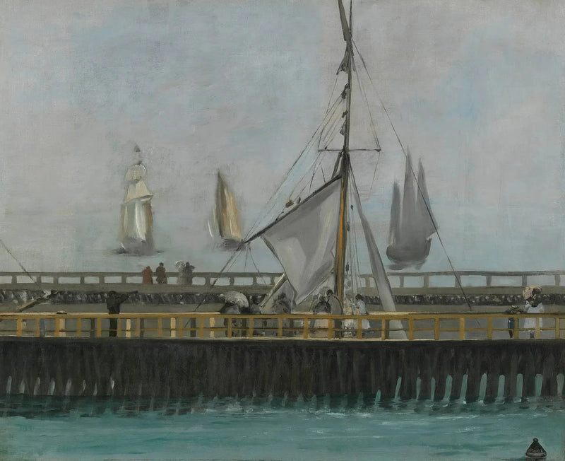 The Jetty of Boulogne-sur-Mer - Édouard Manet