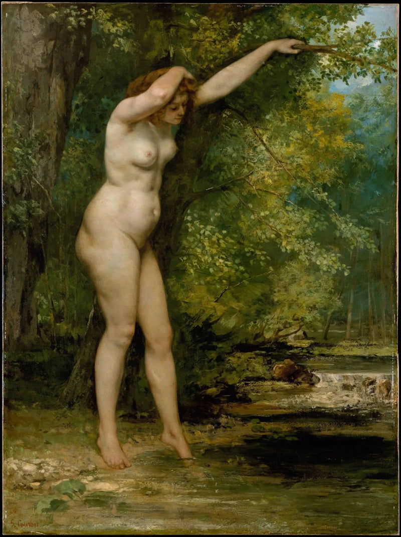 The Young Bather - Gustave Courbet