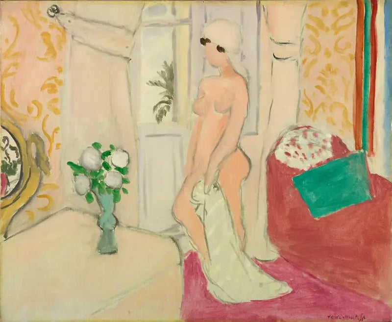 The Young Girl and the Vase of Flowers - Henri Matisse