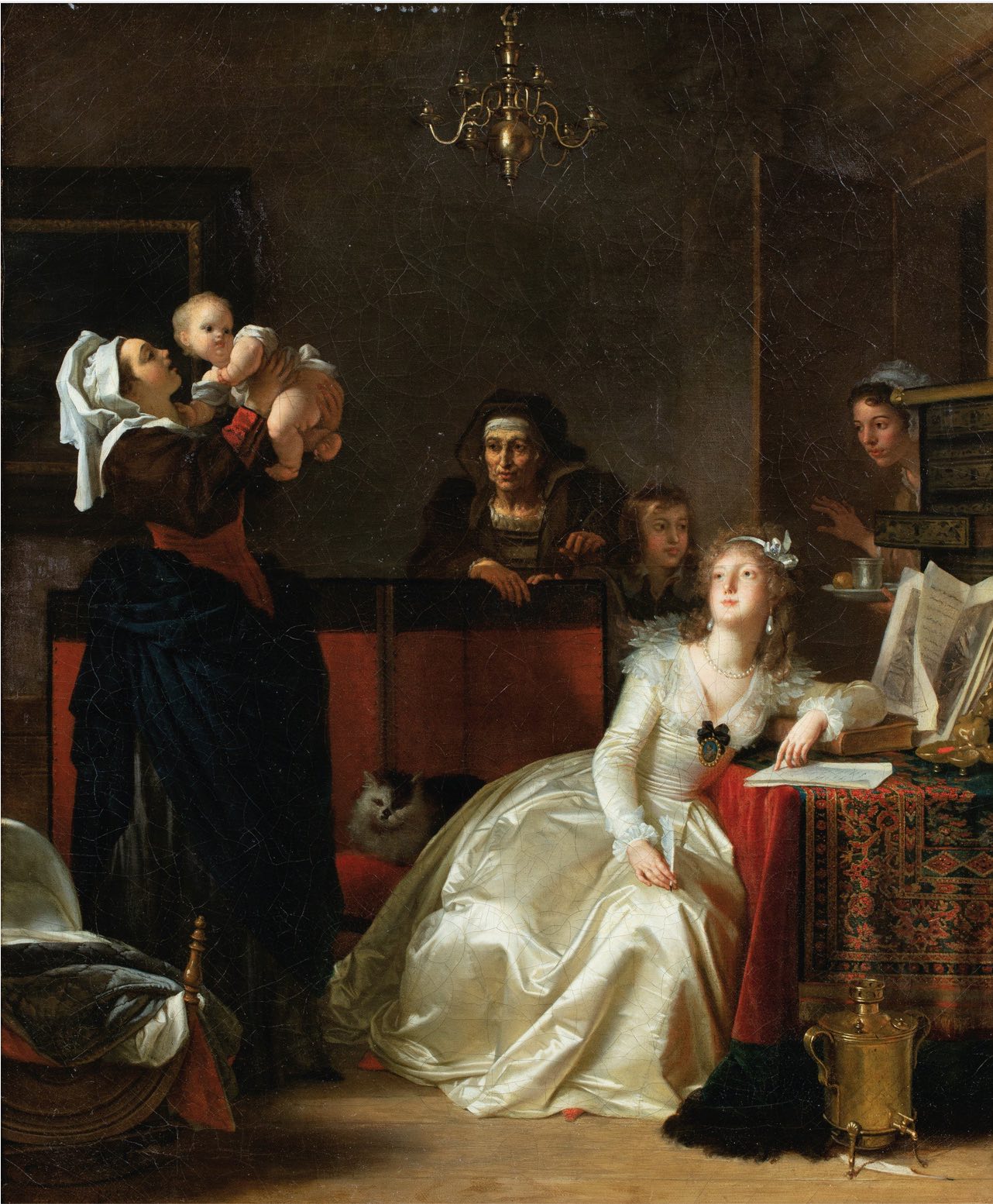 The Young Educated Mother - Jean-Honoré Fragonard