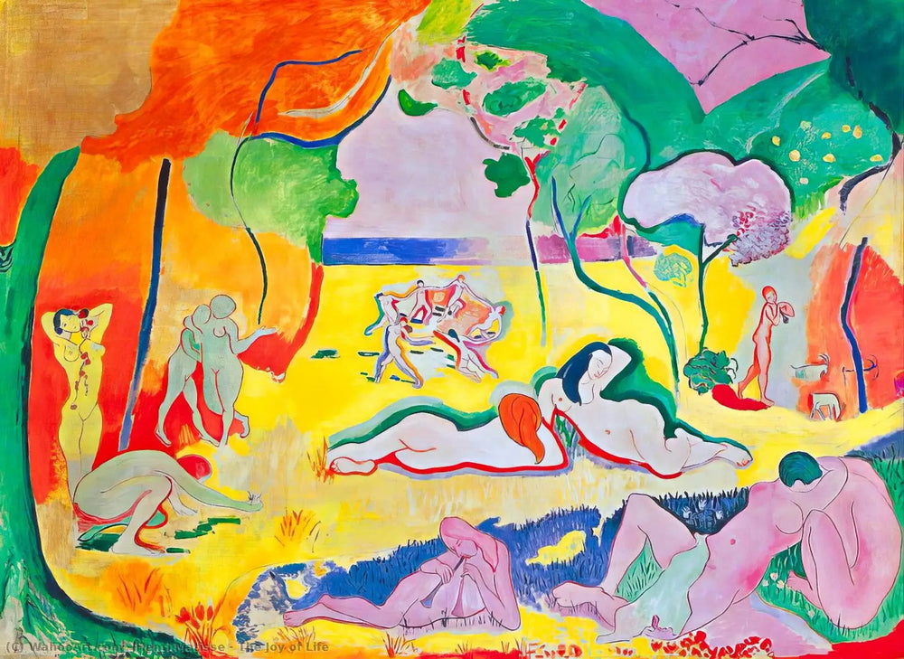 La joie de vivre - Henri Matisse image 1 copie de tableau peinte à la main