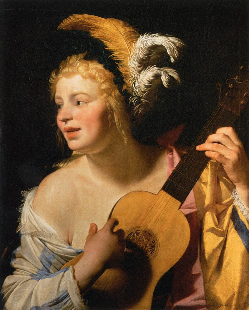 The Guitar Player - Gerrit van Honthorst