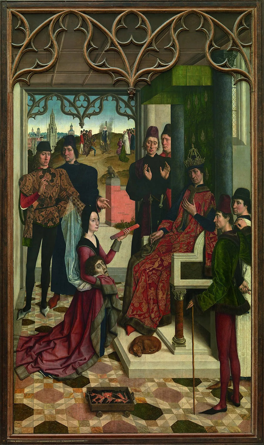 The Justice of Emperor Otto III: The Trial by Fire - Dirk Bouts