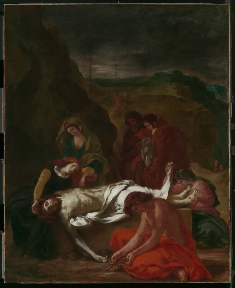 The Lamentation (Christ at the Tomb) - Eugène Delacroix