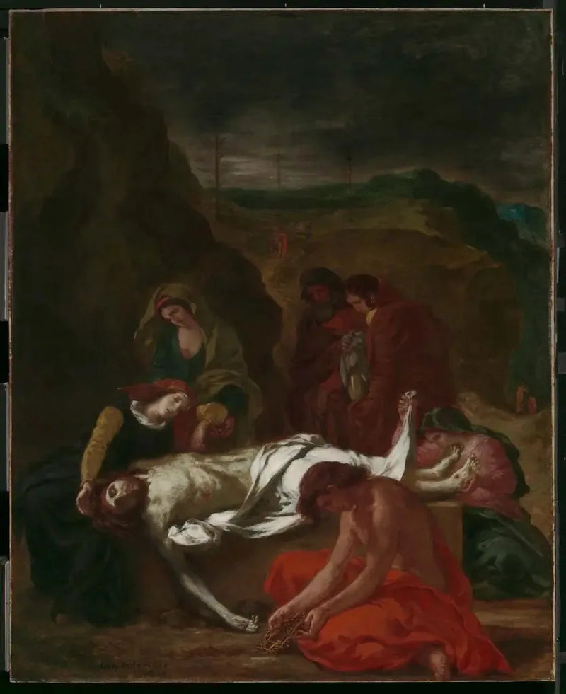 The Lamentation (Christ at the Tomb) - Eugène Delacroix
