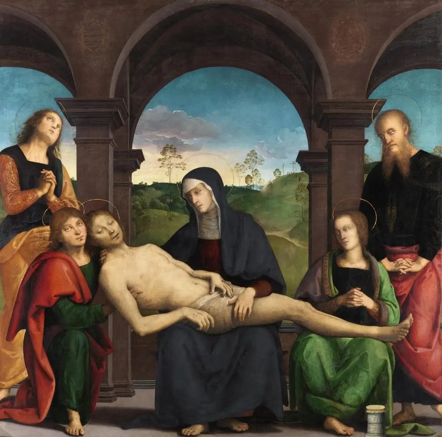 The Lamentation over the Dead Christ - Pietro Perugino