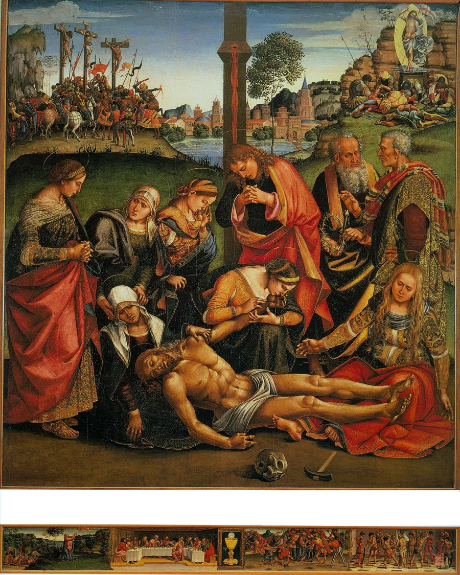 The Lamentation over the Body of Christ Dead - Luca Signorelli