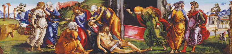 The Lamentation over the Body of Christ Dead - Luca Signorelli