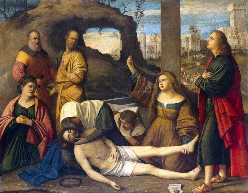 The Lamentation over the Body of Christ Dead - Marco Basaiti
