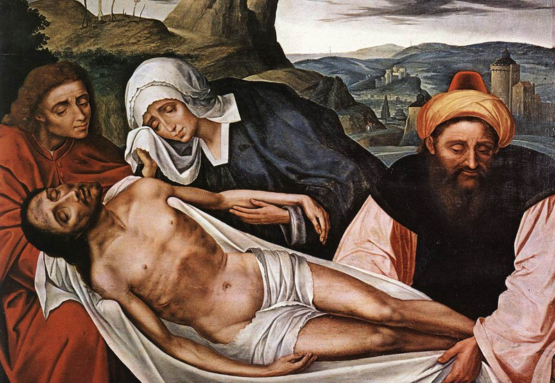 The Lamentation on the body of Christ dead - Quentin Metsys