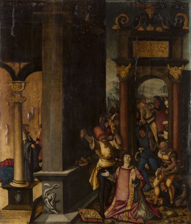 The Stoning of Saint Stephen - Hans Baldung Grien