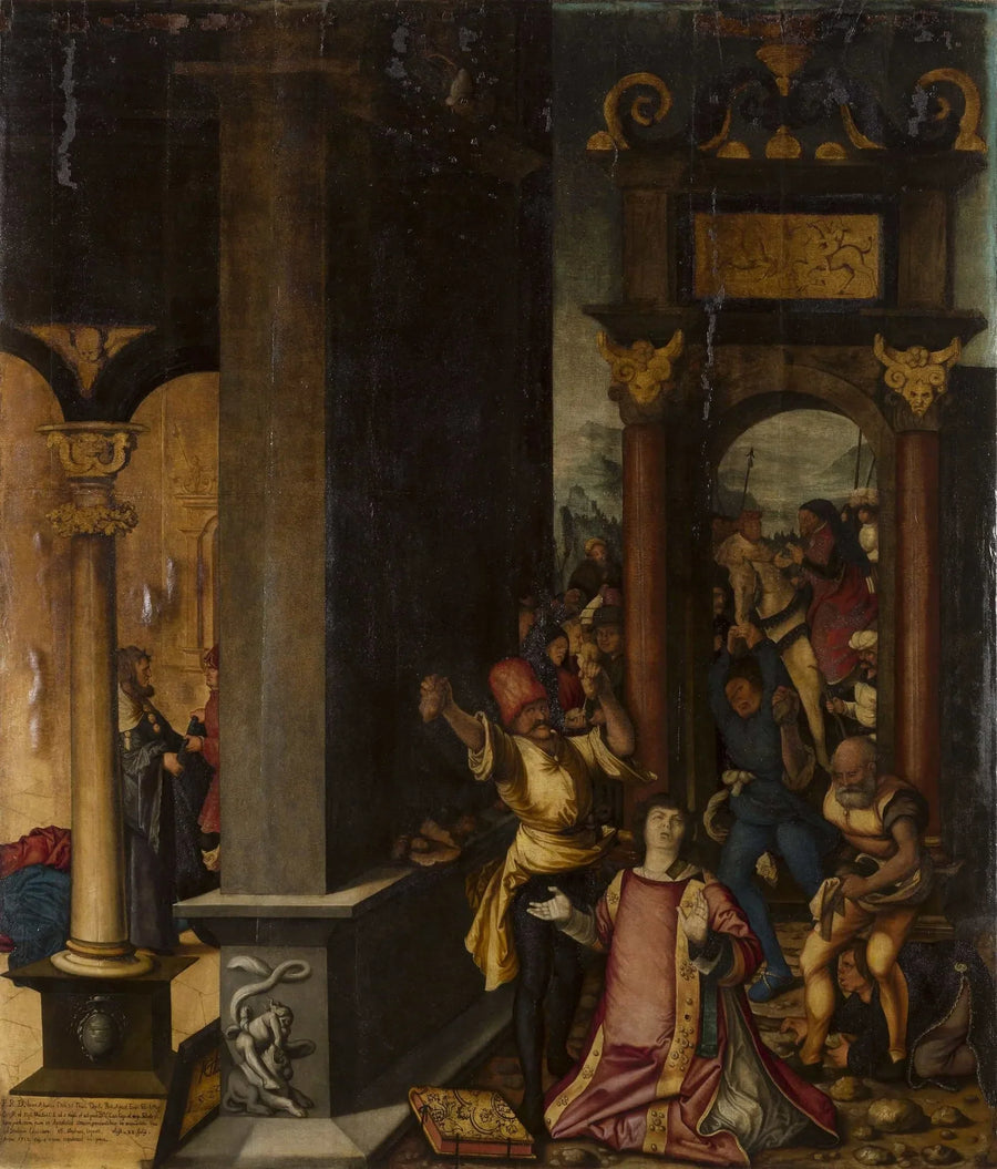 The Stoning of Saint Stephen - Hans Baldung Grien