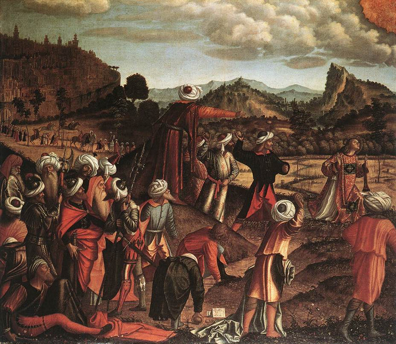 The Lapidation of Saint Stephen - Vittore Carpaccio