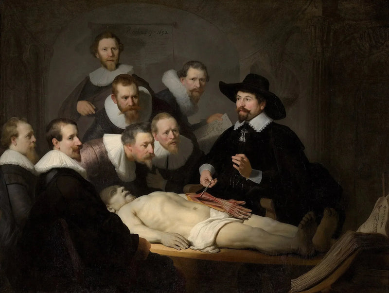 The Anatomy Lesson of Dr. Tulp - Rembrandt