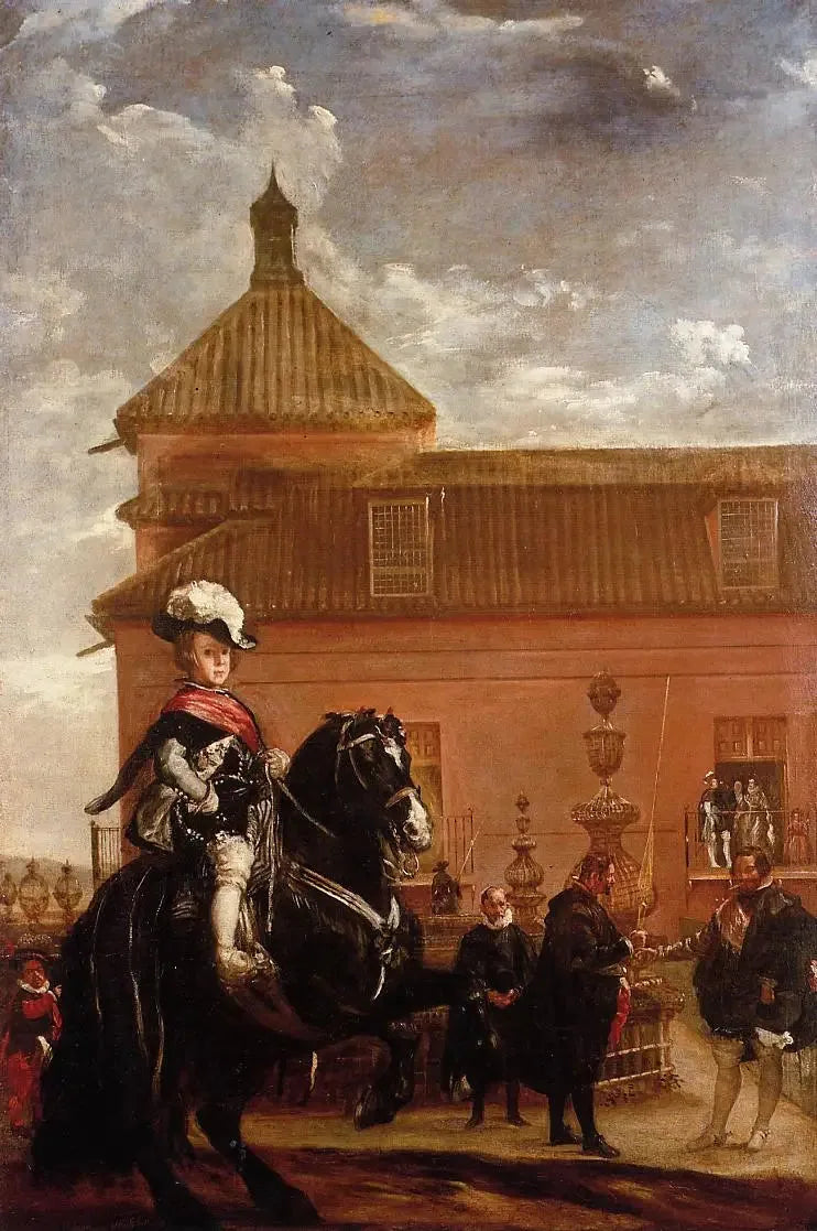 The Prince Balthazar Carlos's Riding Lesson - Diego Velázquez
