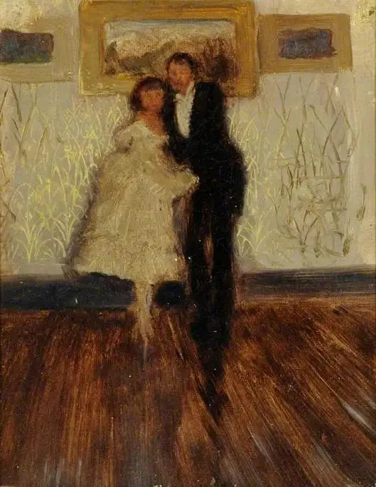 The Dance Lesson - James Abbott McNeill Whistler