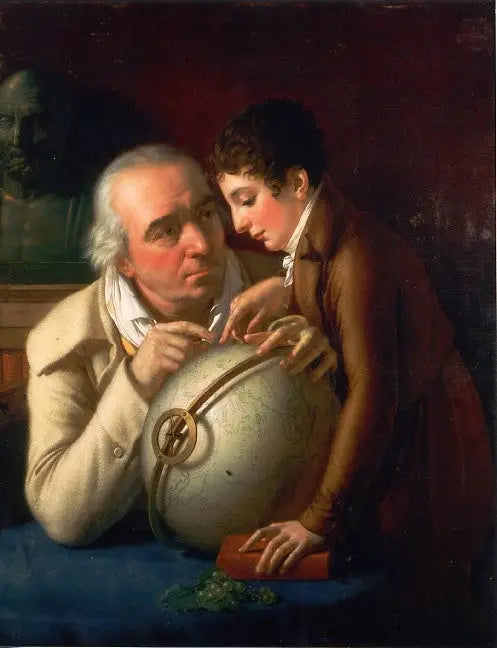 The Geography Lesson - Anne-Louis Girodet