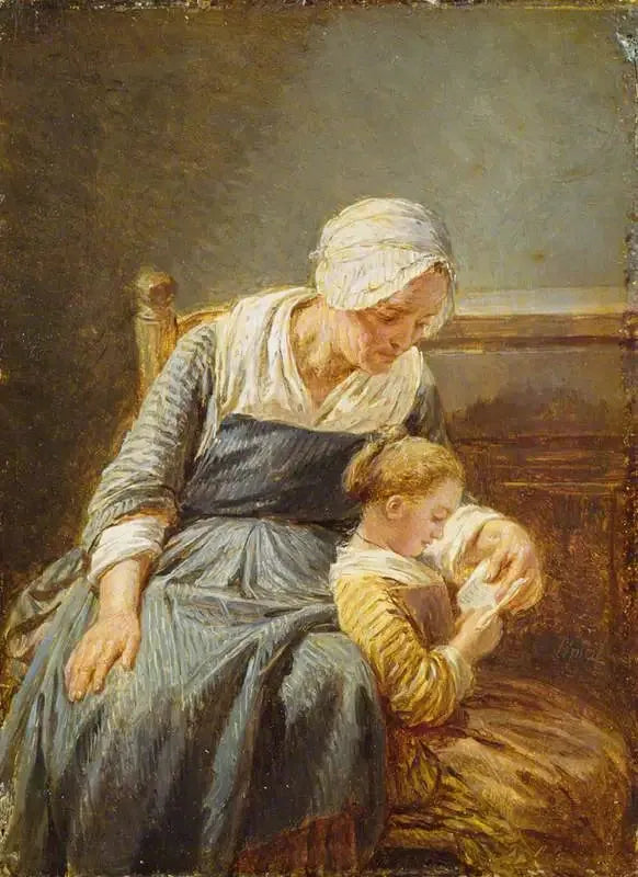 The Reading Lesson - Nicolas-Bernard Lépicie